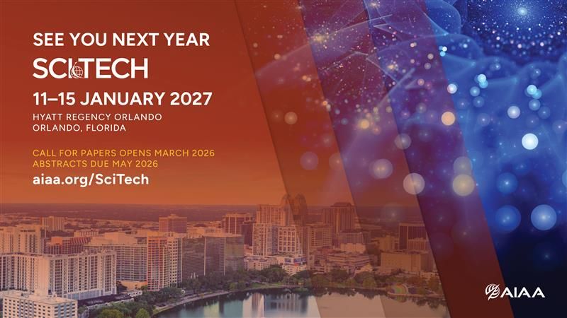 AIAA SciTech 2027 conference announcement for Orlando, Florida